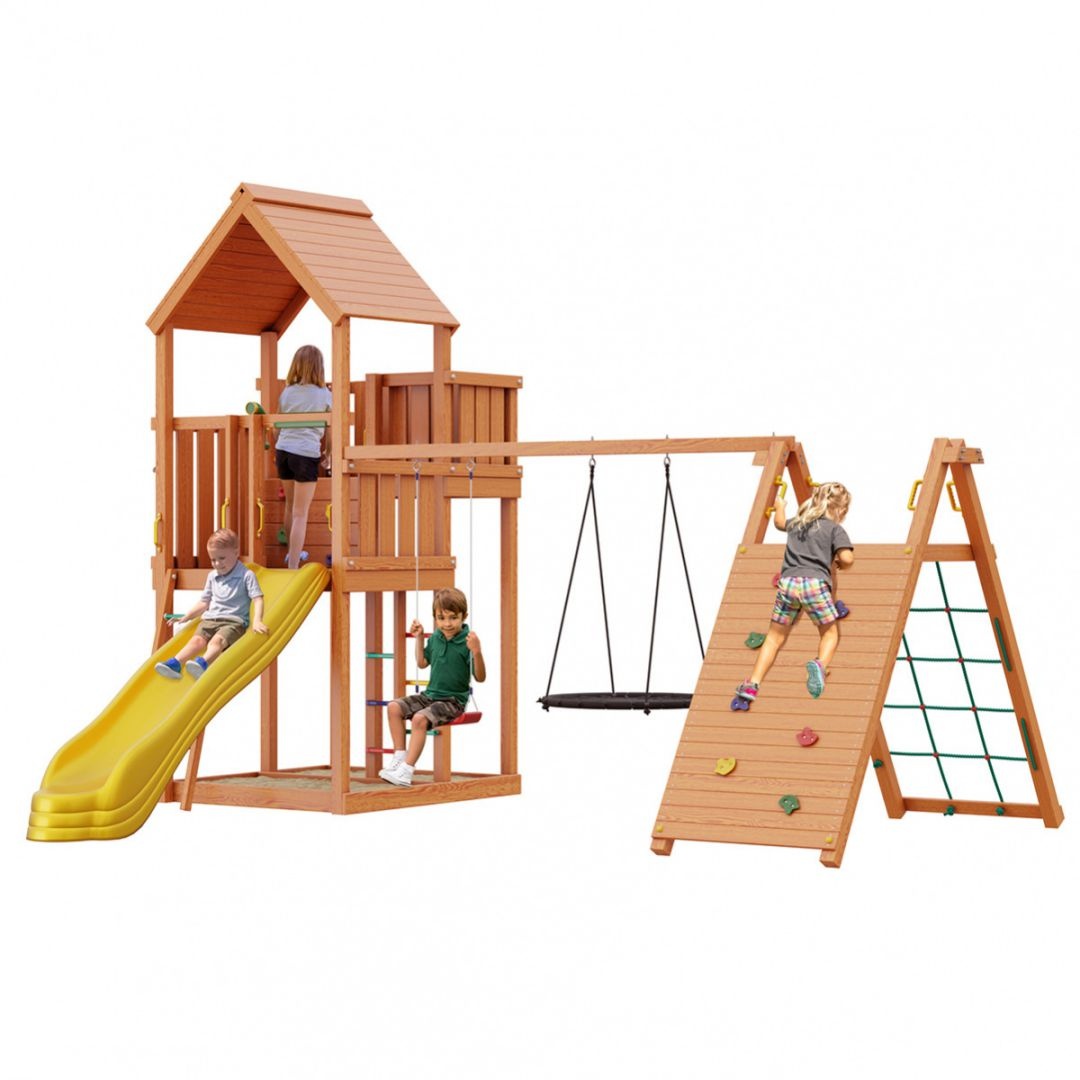 Детская деревянная площадка Jungle Palace JP12